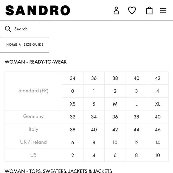 NWT Sandro Stane Denim Rhinestone Pearl Shirt Midnight Blue Western Jacket US 8 - Picture 16 of 16